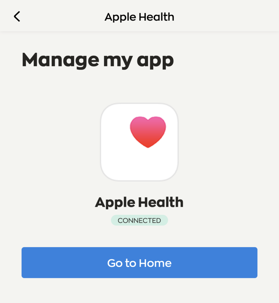 Healthy 365 Connected To Apple Health