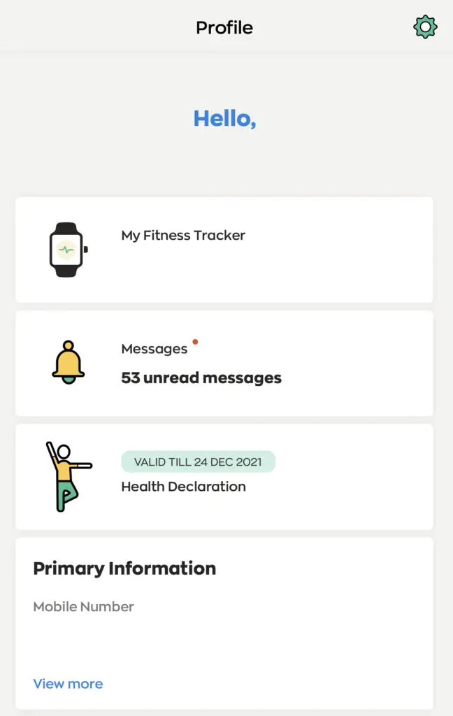 Healthy 365 Select My Fitness Tracker