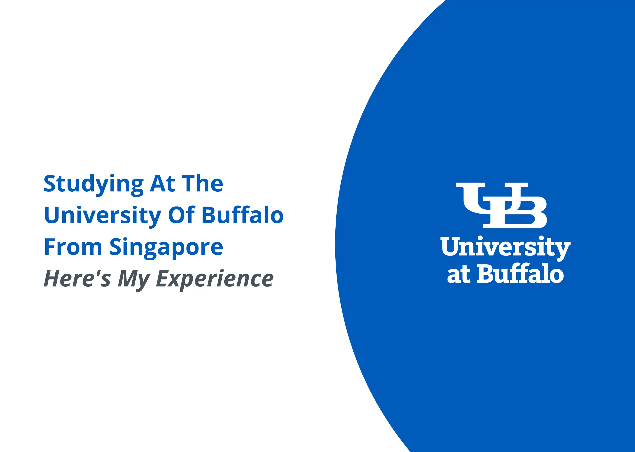 Studying In University Of Buffalo From Singapore