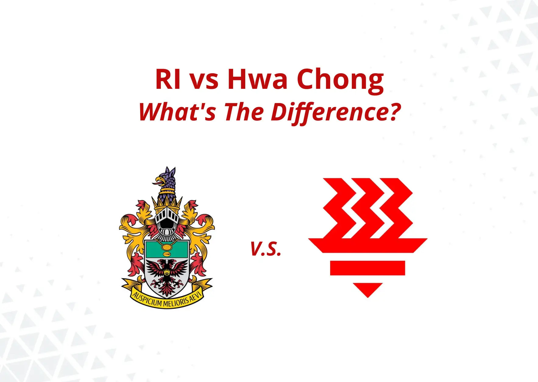 RI vs Hwa Chong